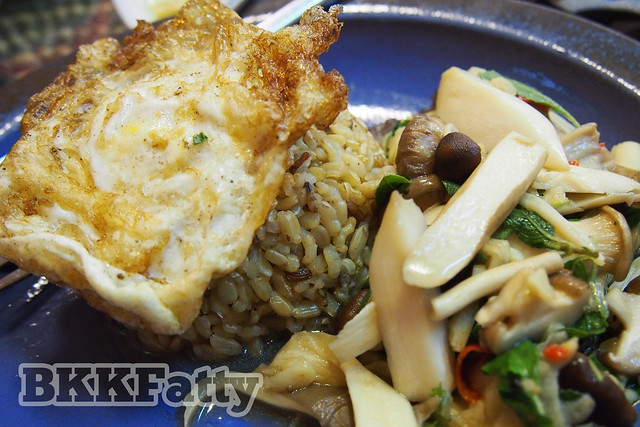 basil fried mushrooms