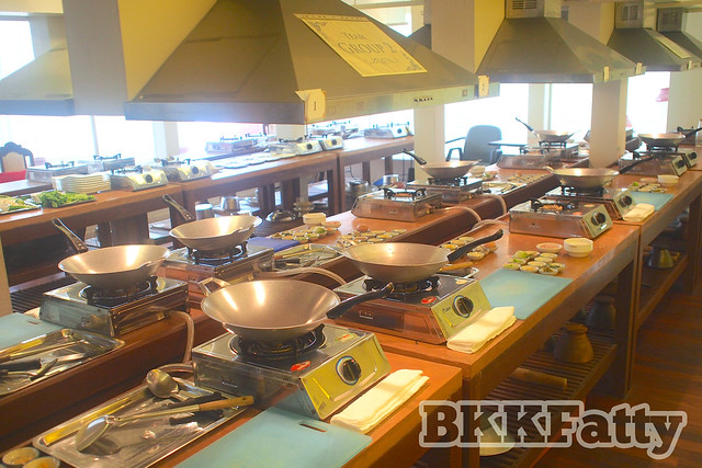 naj thai cooking school's classroom